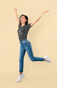 C18O Unisex Abstract FUCK YEAH Charcoal Heather T-shirt