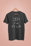 C18O Unisex Abstract ZEN AS FUCK Charcoal Heather T-shirt